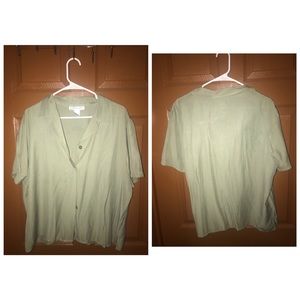 Vintage green button up!